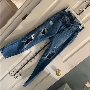 Hollister Destroyed Boyfriend Jeans